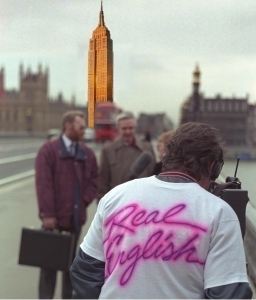 We filmed in many English-speaking countries.
